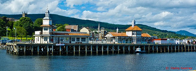 The eastern side of Dunoon Pier
