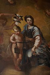 Tableau "Vierge à l'Enfant dite Notre-Dame du scapulaire" (XVIIIe)