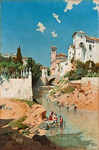 El Darro (Recuerdos de Granada) (Embajada de España en Roma)