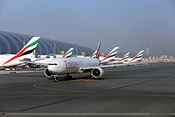 Emirates operations at Dubai International