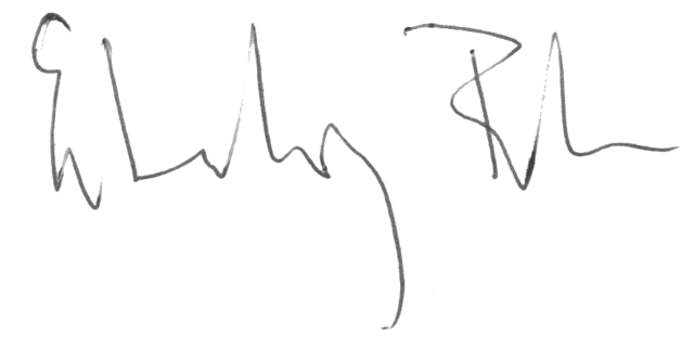 signature de Péter Esterházy