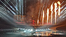 Description de l'image Eurovision 2022 - Semi-final 2 - San Marino - Achille Lauro (02).jpg.