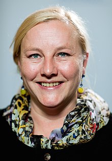 Eva Bjorling (M) nordisk samarbetsminister Sverige. Nordiska radets sessiyasi 2010.jpg