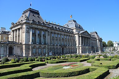 The Royal Palace viewed from the north-eastern corner