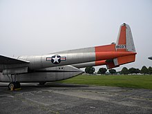 C119 tail booms Fairchild C-119J Flying Boxcar (6693454065).jpg