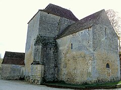 Façade nord de l'église.