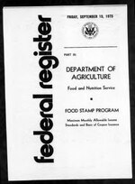 Thumbnail for File:Federal Register 1975-09-19- Vol 40 Iss 183 (IA sim federal-register-find 1975-09-19 40 183 1).pdf