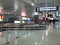 Baggage collection area at Melbourne airport domestic terminal.