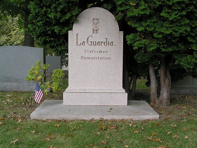 The grave of Fiorello La Guardia