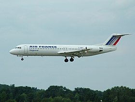 Fokker 100 Air France (regionális), HAM Hamburg (Fuhlsbuttel), Németország PP1122901404.jpg