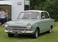 Ford Cortina Mark I four-door saloon (after facelift)