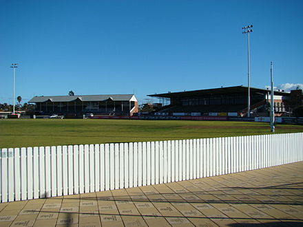 The Williams and Quinn grandstands pictured in 2007.