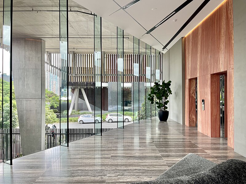 File:Foyer at 2 Scott Street, Kangaroo Point, Queensland.jpg