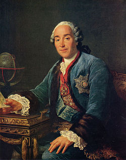 На портрете 1762 года