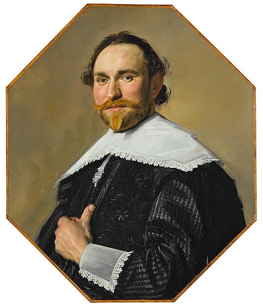 File:Frans Hals - Portrait of a man in an octagonal frame - Stuttgart.jpg