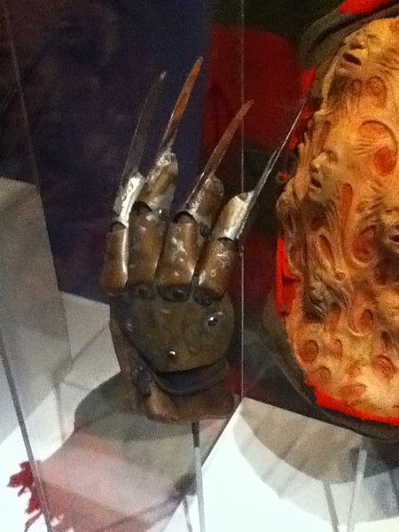 Freddy Krueger's glove, used in one of the Nightmare on Elm Street sequels