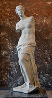 Venus de Milo, c. 130 – 100 BC, Greek, the Louvre