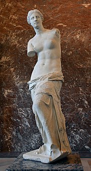 Venus de Milo; 130–100 BC; marble; height: 203 cm