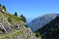 On the GR50 hiking route near the Col d'Hurtières, dept. Isère