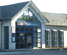 Gare SNCF de Lannemezan, sur la ligne Bayonne-Toulouse.