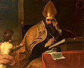 Gerard Seghers (attr) - The Four Doctors of the Western Church, Saint Augustine of Hippo (354-430).jpg