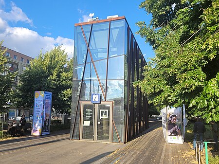 Glass pavilion in Szczecin