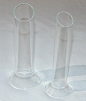 Two cylindrical-shaped glass specula Glasspekula.jpg