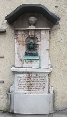 Grab von Elisabeth Theresa und Johann Baptist Straub auf dem Alten Südlichen Friedhof in München Standort48.13066666666711.566416666667