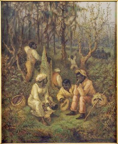 Fugitive Slaves in the Dismal Swamp, 1888, by David Edward Cronin
