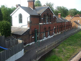 Groombridge railway station Station in East Sussex, England