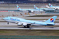 A Korean Air Boeing 747