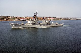 HMAS <i>Hobart</i> (D 39) Guided missile destroyer of the Royal Australian Navy scuttled off Yankalilla Bay