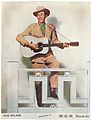 Hank Williams' Publicity card for MGM Records