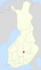 Lage von Hankasalmi in Finnland