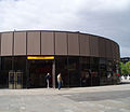 The original round Haymarket Metro station