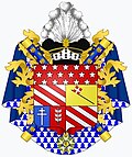 Gambar mini seharga Berkas:Heraldic achievement of Auguste-Frédéric-Louis Viesse de Marmont, Duke of Ragusa.jpg