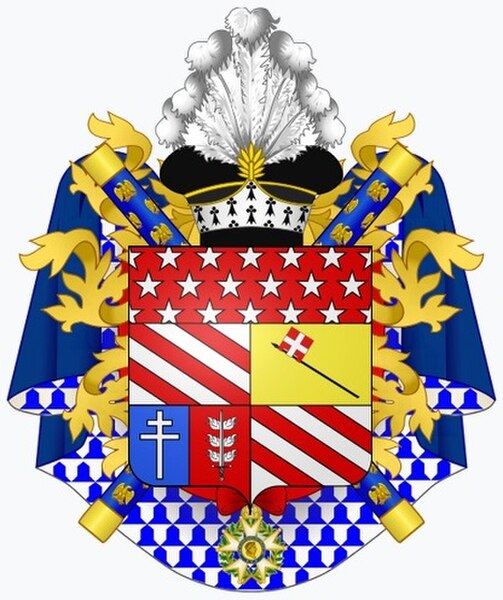 Heraldic achievement of Auguste-Frédéric-Louis Viesse de Marmont, Duke of Ragusa