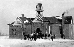 Sekolah tinggi di Banquo, sekitar tahun 1915