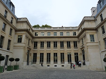 Hotel Rochechouart Facade cours