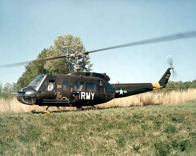 A U.S. Army Bell UH-1D.