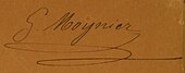 signature de Gustave Moynier