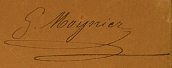 Gustave Moyniers signatur