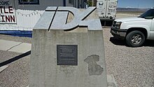 Time capsule in Rachel, Nevada.