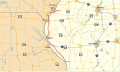 Map of w:Illinois Route 96