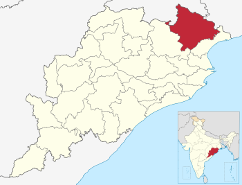 India Odisha Mayurbhanj district.svg