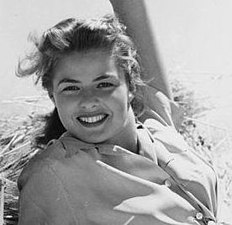 Portræt af Ingrid Bergman.