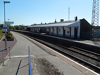 <span class="mw-page-title-main">Invergordon railway station</span> Railway station in Highland, Scotland