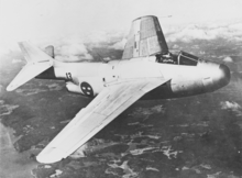 EarlyJ SAAB 29 (J 29 A:1) with wing-mounted dive brakes. Later (A:2) had fuselage-mounted dive brakes. J 29A1.png