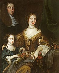 Dr Peter Barwick (1619 - 1705), his wife, Anne Sayon and daughter, Mary, later Lady Ralph Dutton (d. 1721/3)