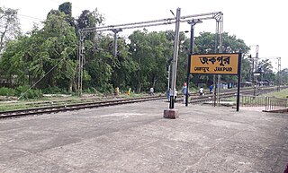 <span class="mw-page-title-main">Jakpur railway station</span> Railway station in West Bengal, India